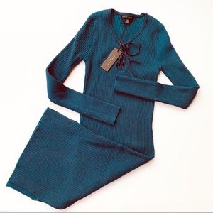 ⭐️Romeo + Juliet Couture Teal Sweater Dress Medium